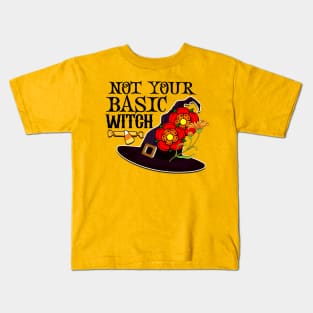 Not your basic witch Kids T-Shirt